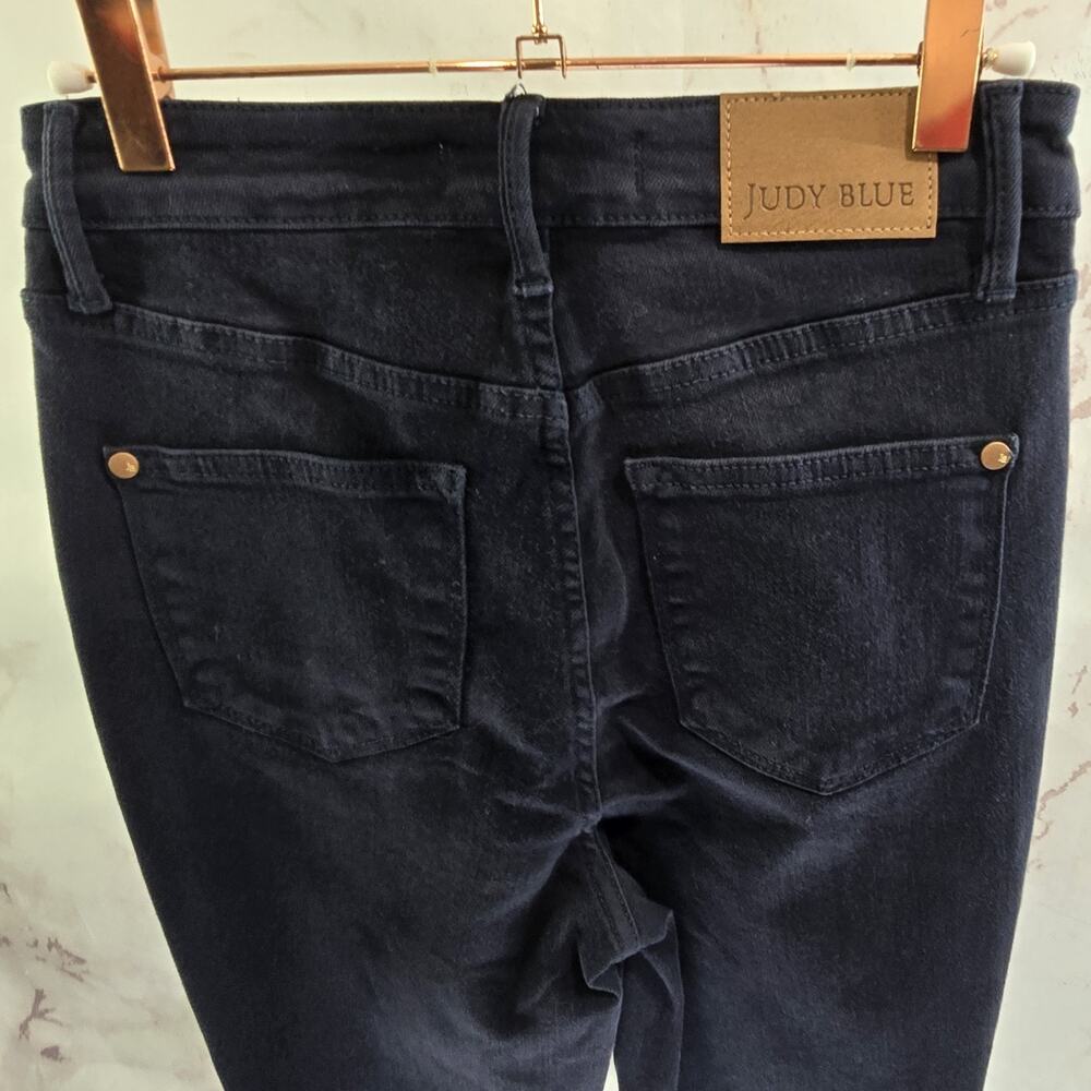 Judy Blue Jean Women 26 3 X 29 Black High Rise Skinny Denim Garment Gyed - Picture 6 of 13
